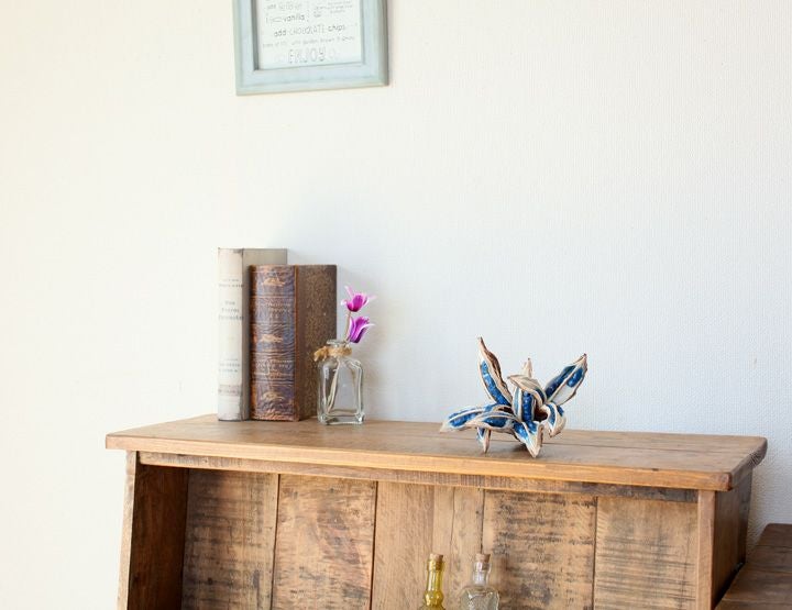 旅人の木の種（タビビトノキの実）日本産ブルーオブジェ｜e-花屋