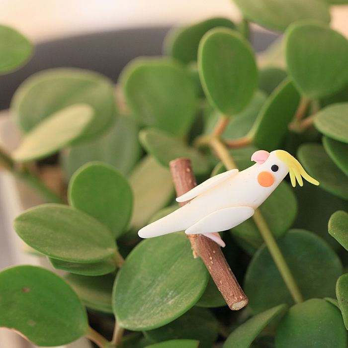 手作り」フラワーピック・オカメインコちゃん | [公式]e-花屋さん