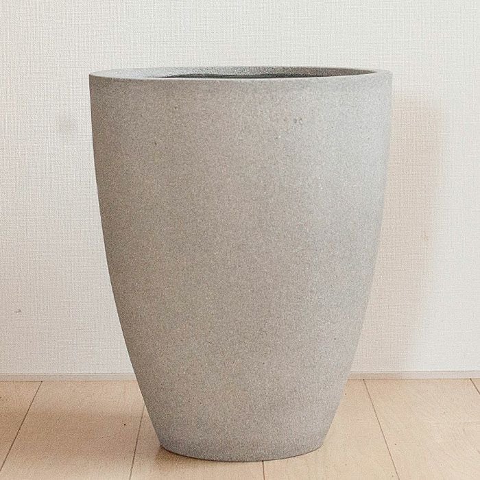マットグレーのファイバー植木鉢（36cm）MG36※同梱不可 | [公式]e-花屋さん