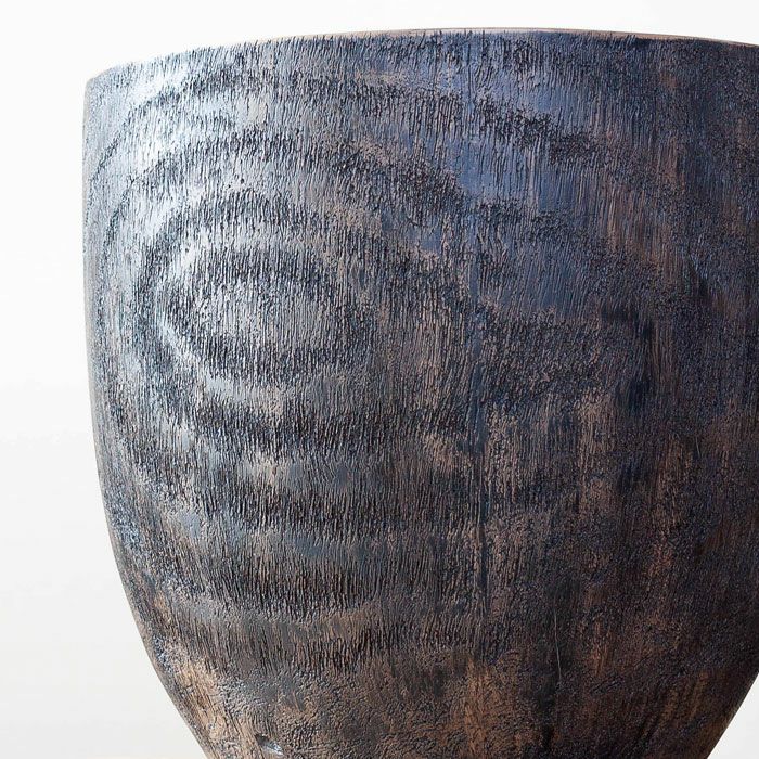 コンパクトで、いい感じの木目鉢（31cm）KI31※同梱不可 | [公式]e-花屋さん