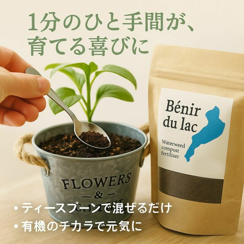 湖の恵（このめぐみ）室内向けオーガニック肥料350g[公式]販売店