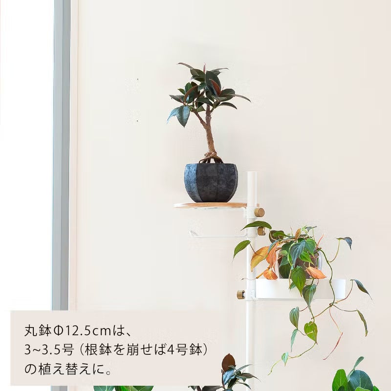 軽くて丈夫セルローズファイバー植木鉢マットな質感｜ハンギング可能