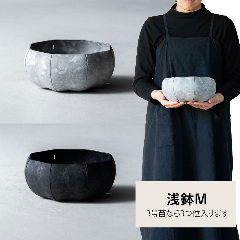 軽くて丈夫セルローズファイバー植木鉢マットな質感｜ハンギング可能