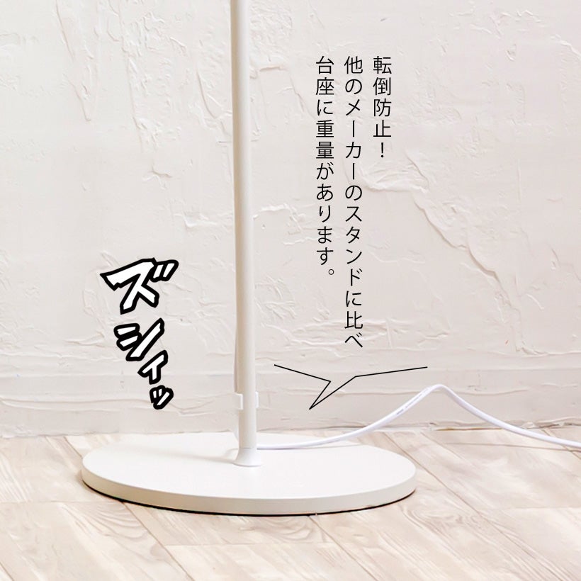 三段ボックスにライトスタンド